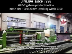 GLD-2 Linea di produzione di gabion a controllo automatico PLC ad alta velocità