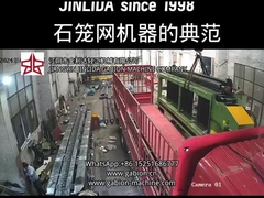 linea di produzione di gabioni GLD-2 per uso pesante, larghezza di lavoro 4300, dimensioni di maglia 100x120 mm