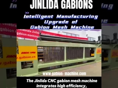 Aggiornamento della produzione intelligente della macchina per maglie di gabione Jinlida