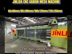 Macchina per rete gabion JINLIDA CNC: Produzione giornaliera di 10.000 mq