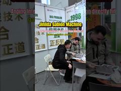 La macchina per gabbioni JINLIDA partecipa all'Anping International Wire Mesh Expo!