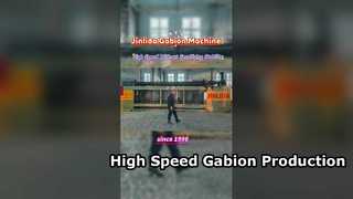 Macchina per gabbioni ad alta velocità per impieghi gravosi per produzione continua