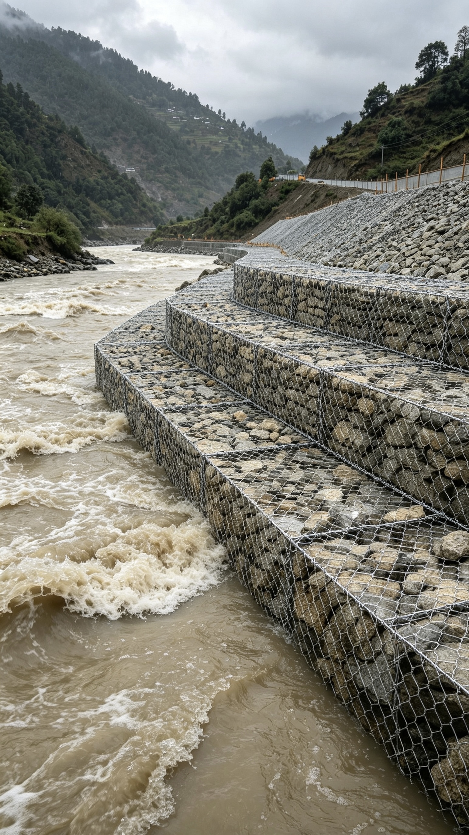 Ultimi blog aziendali su How Gabion Mattress Mesh Protects Nepal River Banks and Highway Slopes During Monsoon Season