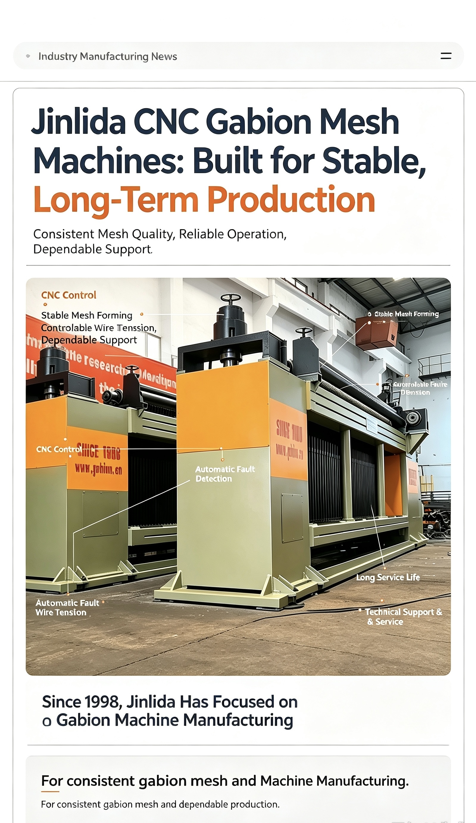 Ultimi blog aziendali su The Cheapest Gabion Machine Is Not Always the Lowest-Cost Machine