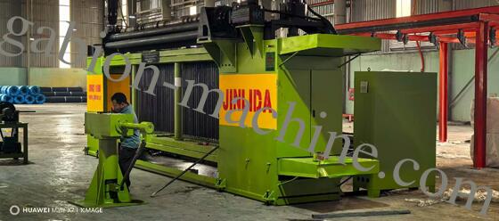 Macchina per gabbioni ultra-veloce per impieghi gravosi: telaio industriale per rete metallica esagonale per ingegneria civile