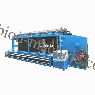comprare Automatica 3KW Gabion Making Machine Acciaio 220V 50*50mm 30m/Min fabbricazione online
