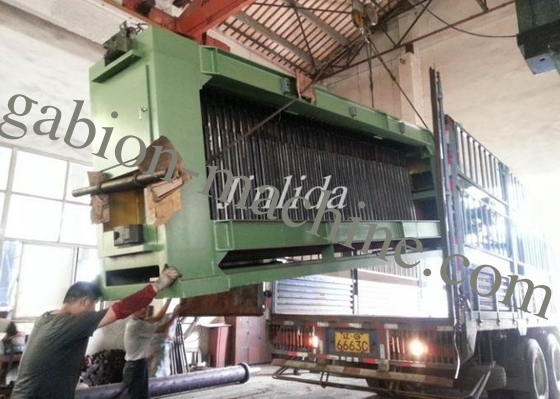 comprare Efficiente e durevole Gabion Mesh Machine 2,5m larghezza 4 punti di saldatura fabbricazione online