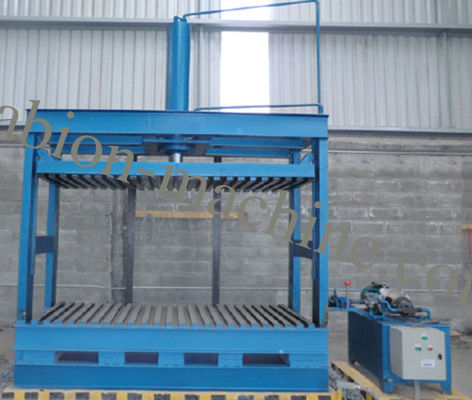 comprare Macchina imballatrice della maglia idraulica resistente del gabbione per la pressatura della scatola del gabbione fabbricazione online