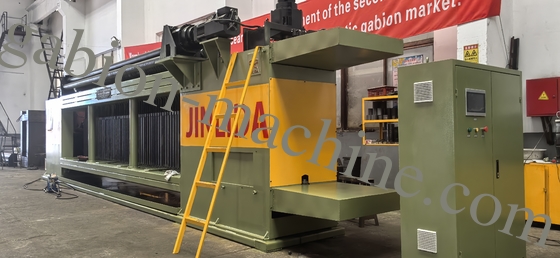 comprare Macchina per rete metallica a doppia torsione esagonale zincata da 5300 mm fabbricazione online
