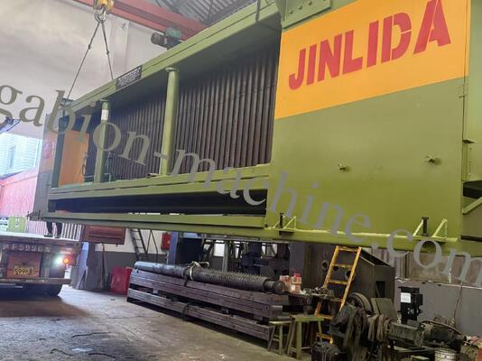 comprare LNWL-5 CNC Gabion Mesh Machine 4300mm Larghezza di lavoro PLC Servo Drive per la protezione del versante del fiume fabbricazione online
