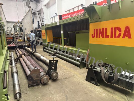 comprare 4300mm Larghezza Macchina a maglia CNC per la produzione di maglie di gabione ad alta efficienza fabbricazione online