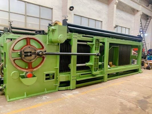 comprare 225m/H macchina automatica della scatola del gabbione del cavo 110*130mm di arresto 3.2mm fabbricazione online