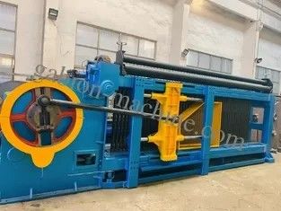 comprare Rete metallica di filo zincato automatica della macchina 165m/h del gabbione di 66*88mm per il materasso del gabbione fabbricazione online