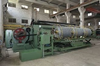 comprare 25RPM zincano la macchina rivestita della gabbia del cavo del gabbione per ingegneria civile fabbricazione online