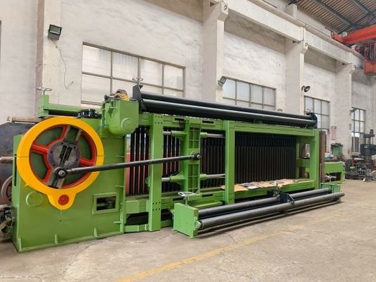 comprare Gabbione esagonale su misura WireNetting di larghezza 15kw Mesh Machine Galvanized Double Twist di 2000mm fabbricazione online