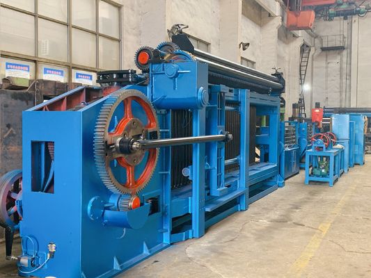 comprare Macchina esagonale su misura del reticolato di Mesh Machine Galvanized Gabion Wire di larghezza di 2000mm fabbricazione online