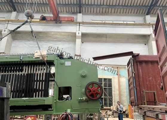 comprare Doppia rete metallica di filo zincato della macchina 66*90mm del gabbione di torsione per l'argine del fiume fabbricazione online