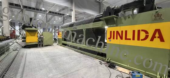 Linea di produzione completamente automatica CNC Gabion Box ️ Controllo PLC di precisione per mesh larghezza 2m / 3m / 4m